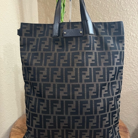 FENDI VINTAGE ZUCCA CANVAS TOTE - Picture 16 of 16
